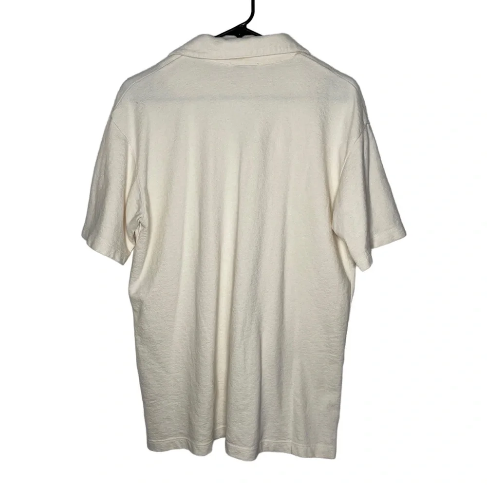 Zara short sleeve button down shirt camp collar - Picture 6 of 7